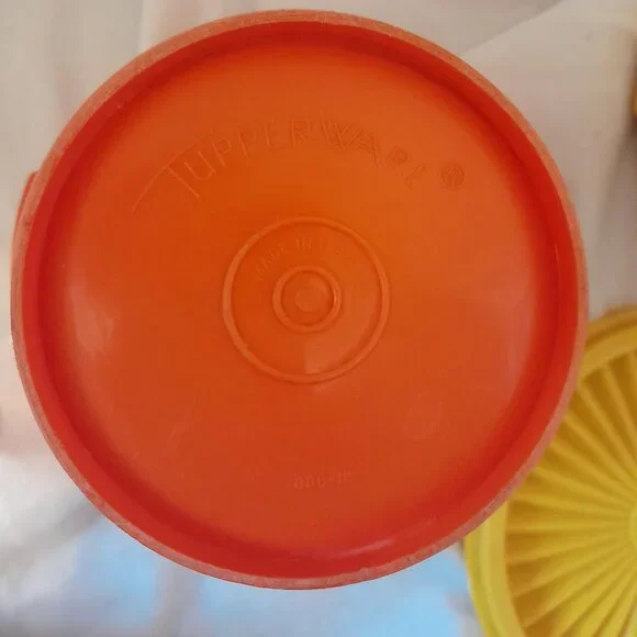 VTG Retro 1970s Tupperware Replacement Bowls: 886-12, 886-14, 886-16 & Lid: 812 - Picture 7 of 15